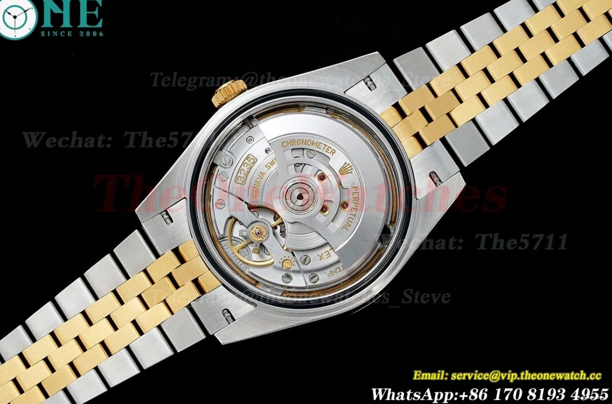 Datejust Dial White Jub 126333 SH3235 ARF YG 41mm SS 0509